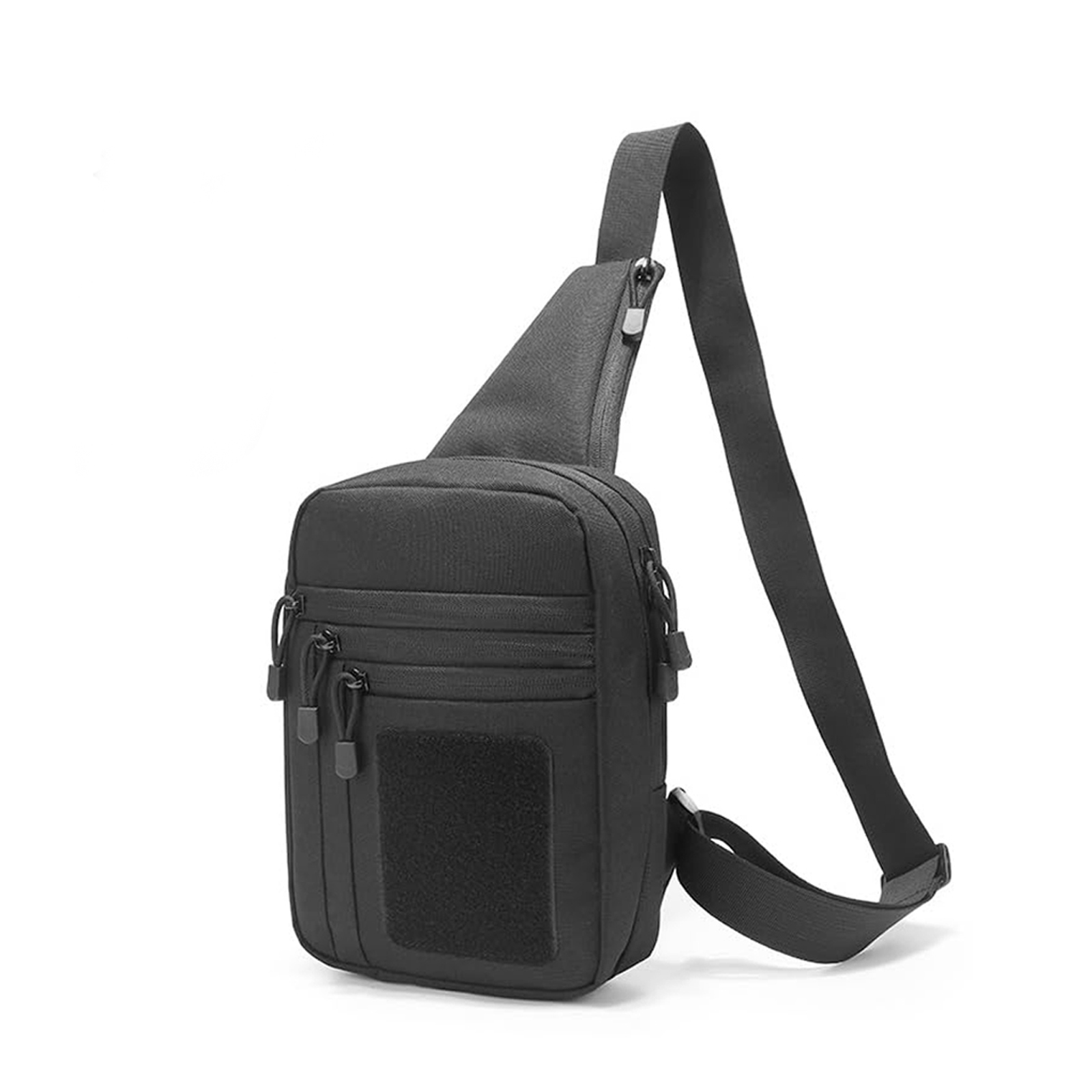 Edc Carry For Men - メンズ用隠し携行クロスボディバッグ、CCWスリングバッグEDCキャリーバッグショルダーナイロン高品質チェストパックガンバッグ（ハンドガン用）