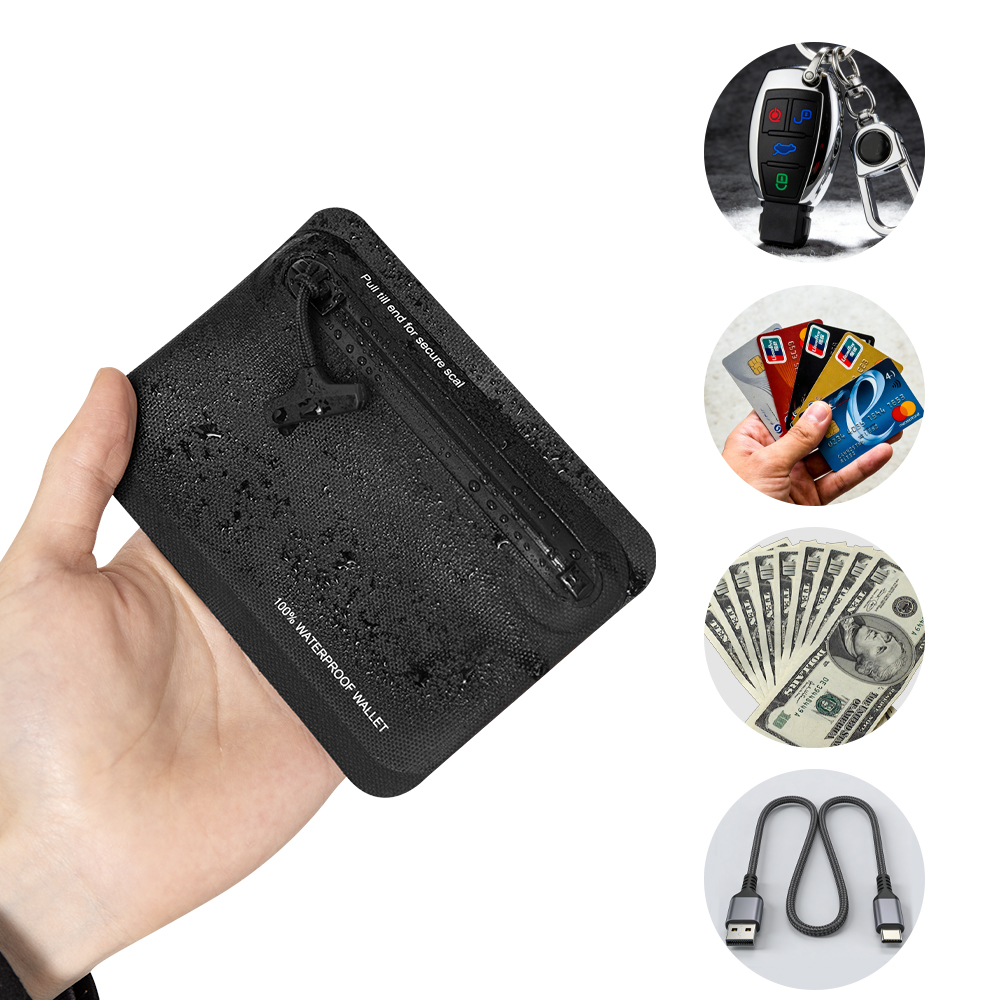 Edc Carry Card - 防水ジッパー小銭入れアウトドア軽量 EDC ポーチユニセックスイヤホンクレジットカード現金収納ミニキャリーポーチ