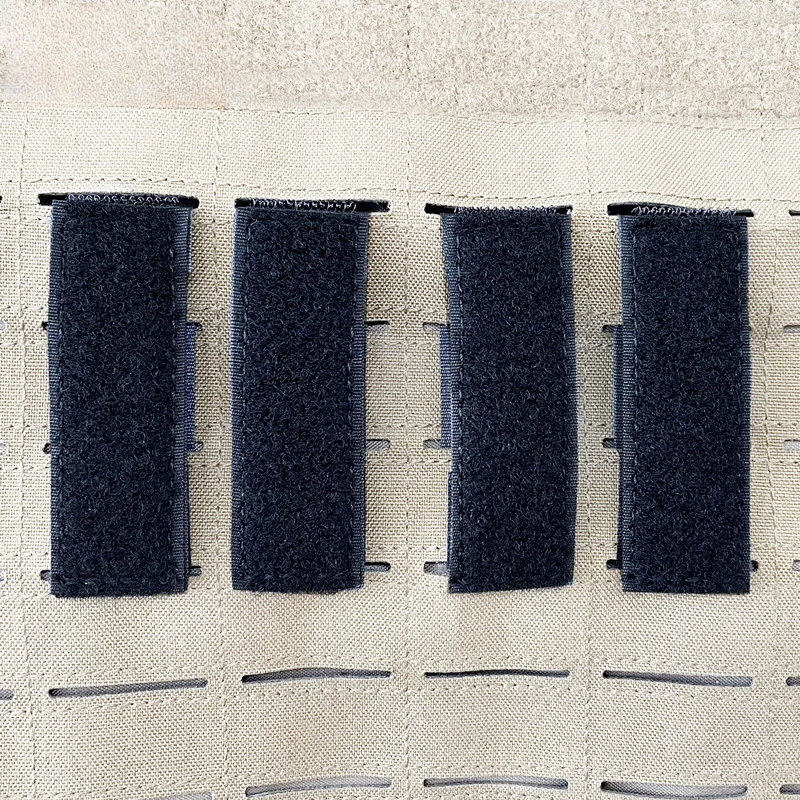 Edc Carry Card - 4 個 Molle ストリップアダプターベストバックパックパッチパネルフック & ループコンバータリボンストリップ