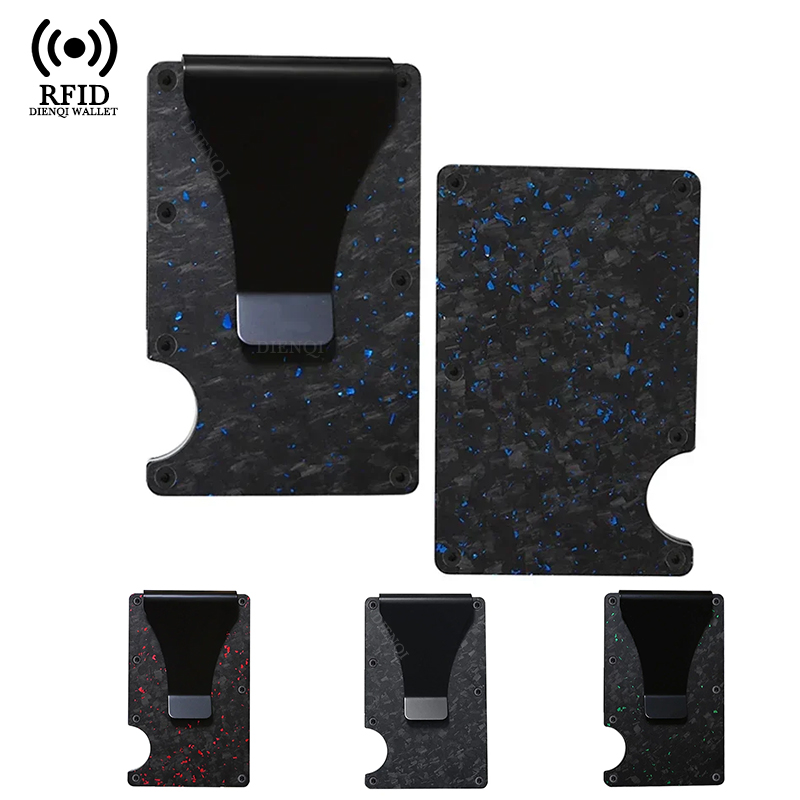 Edc Carry Card - メンズ RFID ブロッキング ウォレット メタル カード