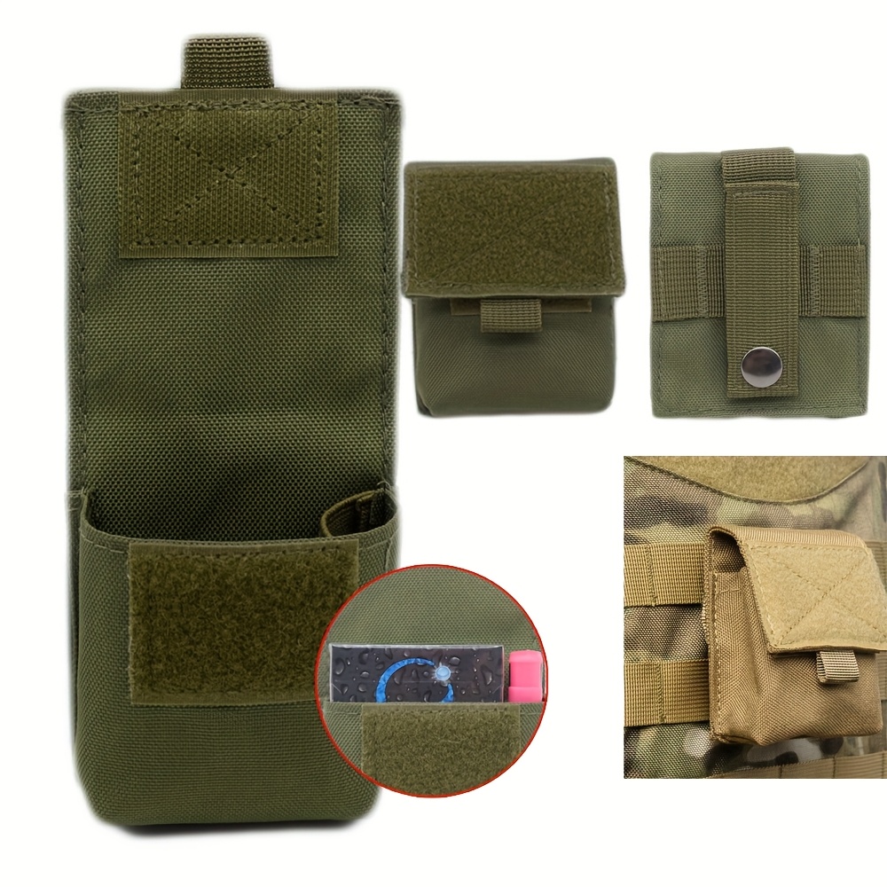 Edc Carry Card - 小さなモールポーチユーティリティミニ財布 EDC ツールウエストパックオーガナイザー屋外ハイキングキャンプ狩猟アクセサリー弾薬 Mag バッグ