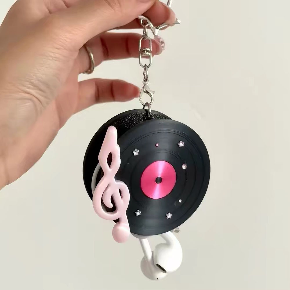 かわいいレコードケーブルオーガナイザー – スターキーホルダ - Cable Winder Keychain のレビューと価格