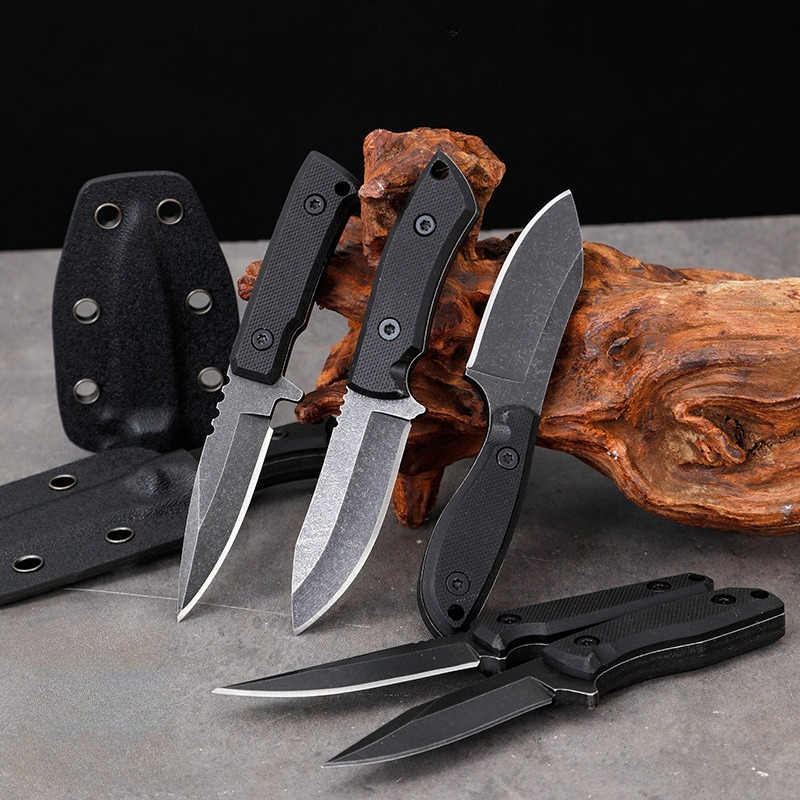 5CR15 ステンレス鋼小型固定刃ナイフ G10 ハンドル屋 - Edc Carry For Men のレビューと価格