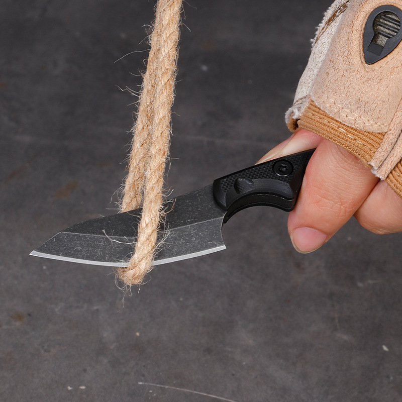 5CR15 ステンレス鋼小型固定刃ナイフ G10 ハンドル屋 - Edc Carry For Men のレビューと価格