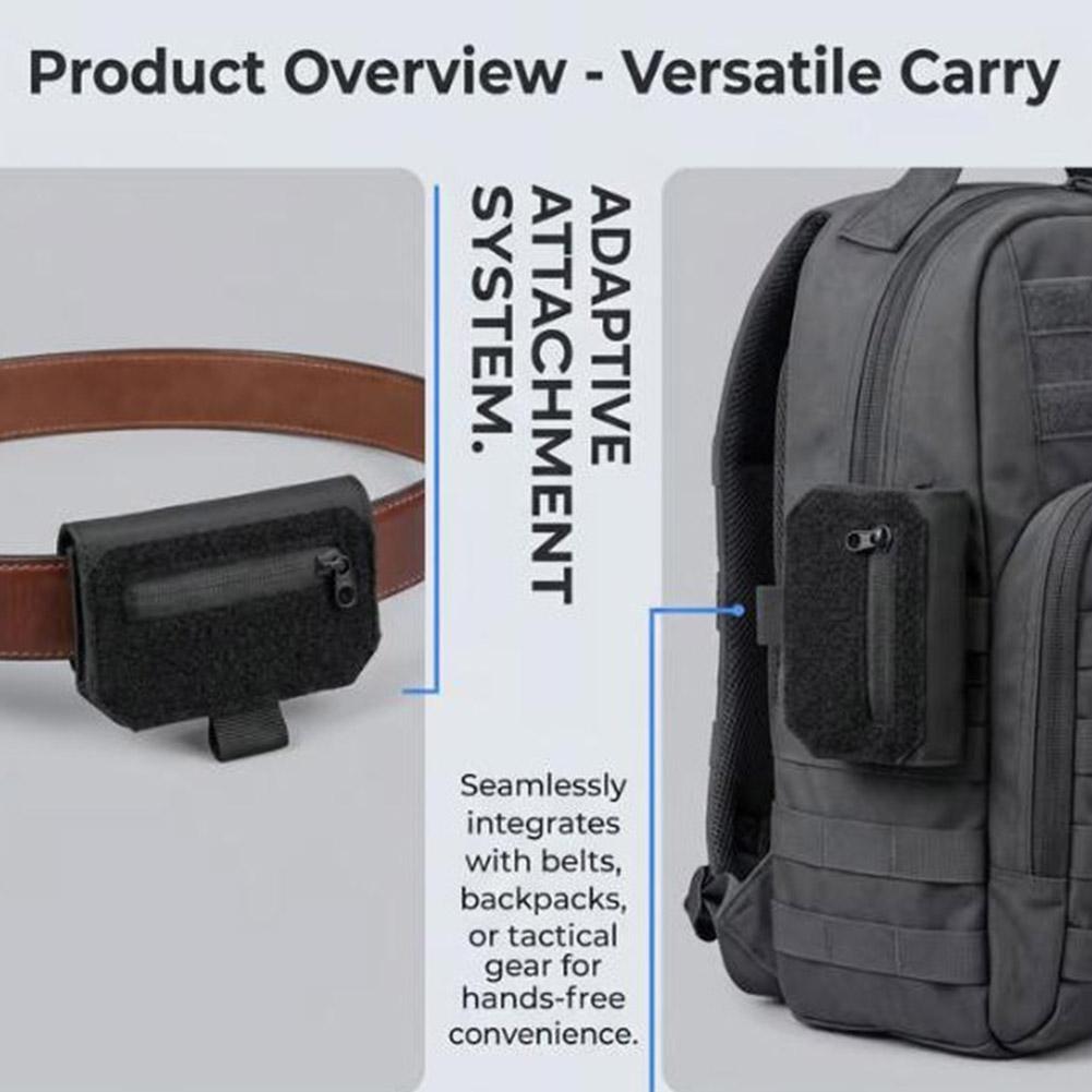 コンパクトベルトポーチ ミニEDCポケットオーガナイザーバッ - Edc Carry Card のレビューと価格