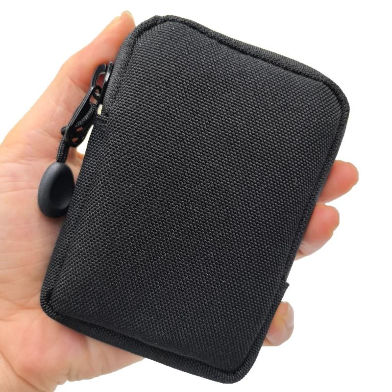 ミニ EDC ポーチ耐摩耗性ポータブル小型収納バッグスリムポ - Edc Carry Card のレビューと価格