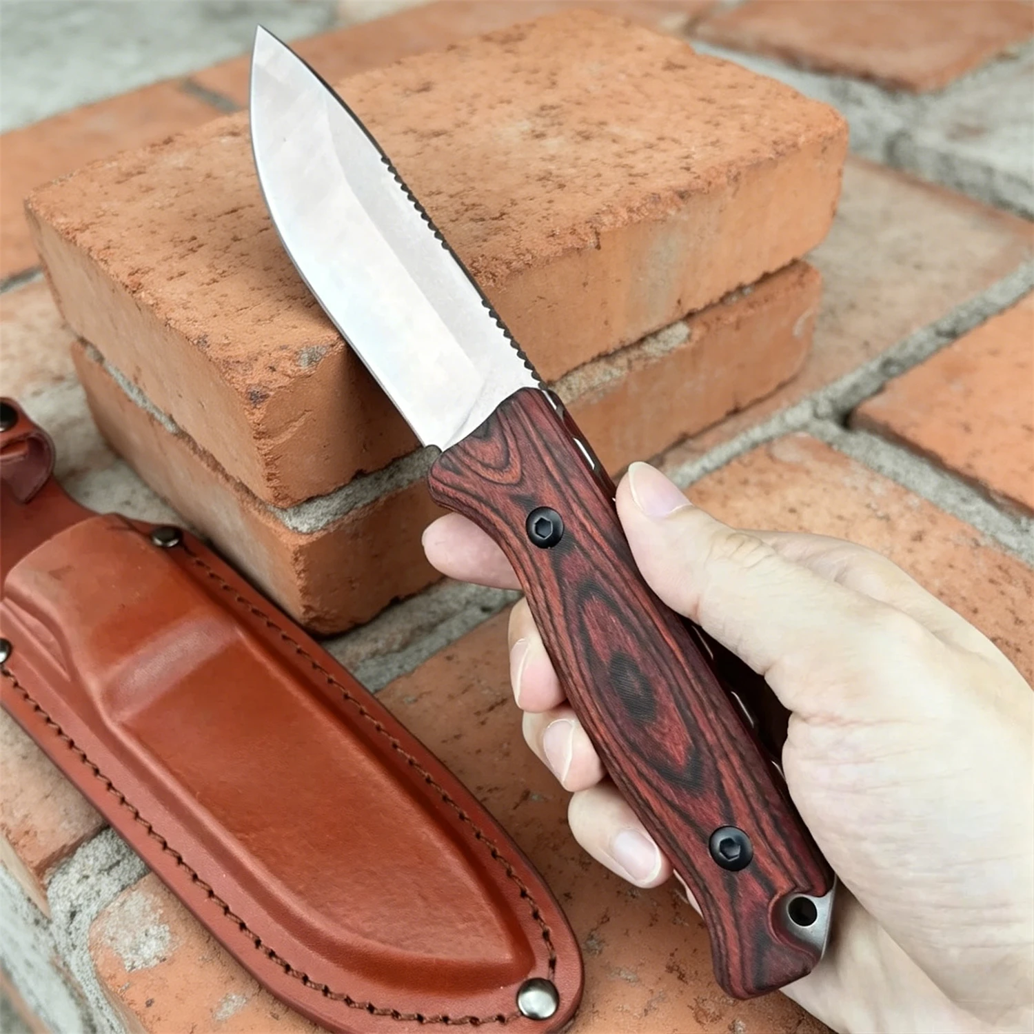 フルタング 15002-2 固定刃ストレートナイフ – 9C - Edc Carry For Men のレビューと価格