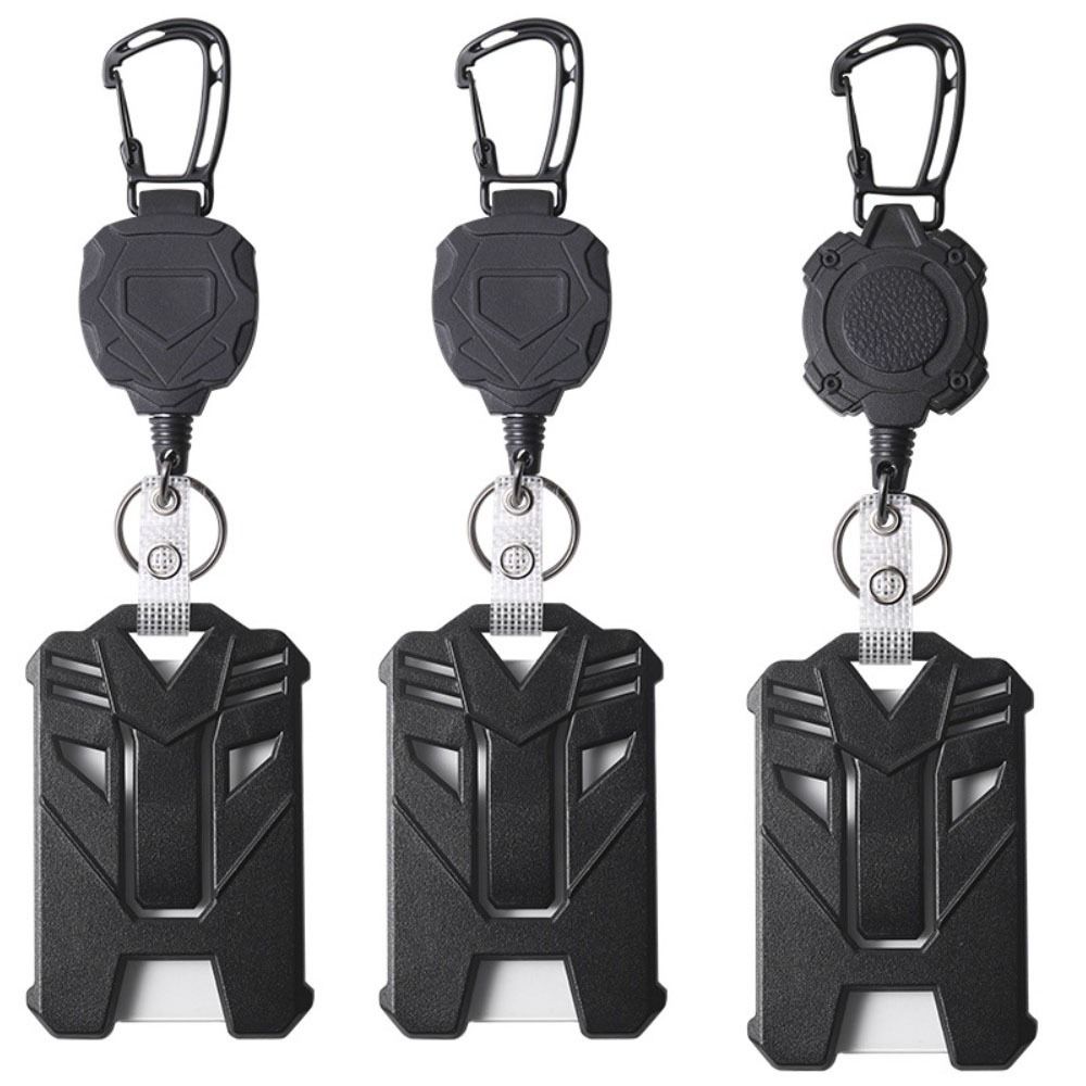 リール付き格納式バッジホルダー、頑丈なカラビナ、idカードキ - Edc Carry Card のレビューと価格
