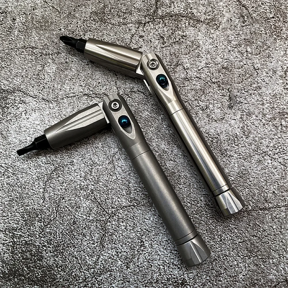 チタン製折りたたみ式多角度ドライバー - 家庭用、持ち運び用 - Edc Carry For Men のレビューと価格