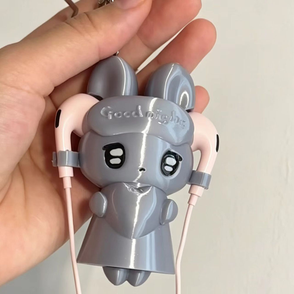 かわいいウサギのケーブル巻き取りキーホルダー – ポータブル - Cable Winder Keychain のレビューと価格